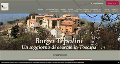 Desktop Screenshot of borgotepolini.it